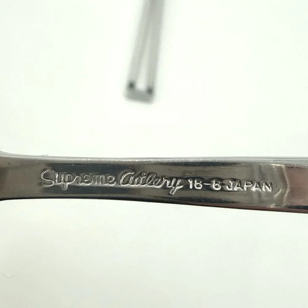 Supreme Cutlery Aperto Stainless Steel Sugar Spoons Set Of 2 Japan 5 3/4 inch